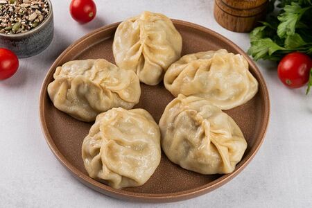 Манты с говядиной