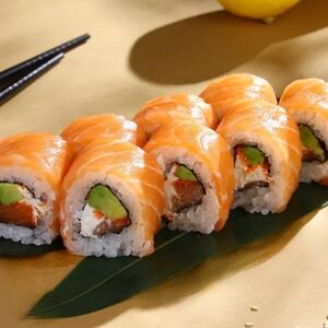 Ролл Филадельфия дабл с лососем