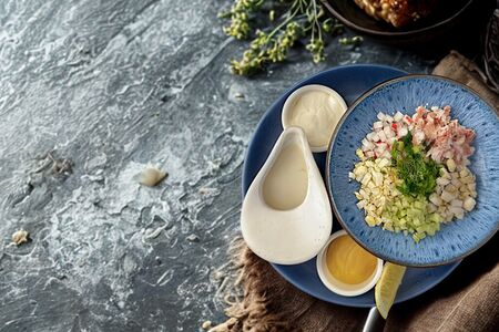 Окрошка деревенская