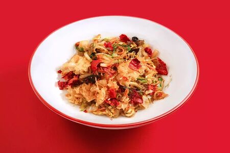 Стеклянная лапша с коралловыми грибами