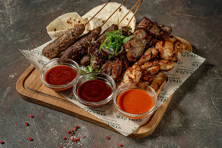 Ассорти мяса на гриле