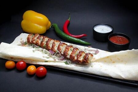 Кебаб в лаваше из свинины