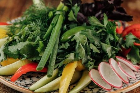 Букет из свежих овощей