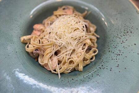 Тальятелле с морепродуктами