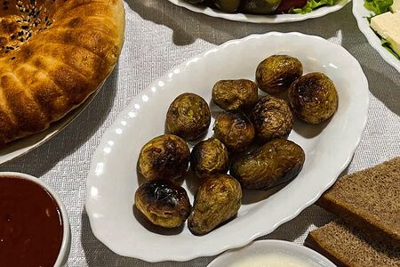 Картофель на мангале