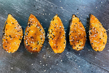 Мидии киви запеченные