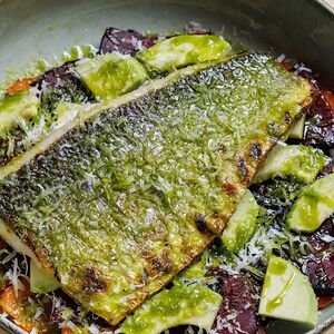 Գրիլ սիբաս ավոկադոյով բազուկով և գազարով