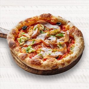 Пицца с курицей и артишоками Премиум тесто