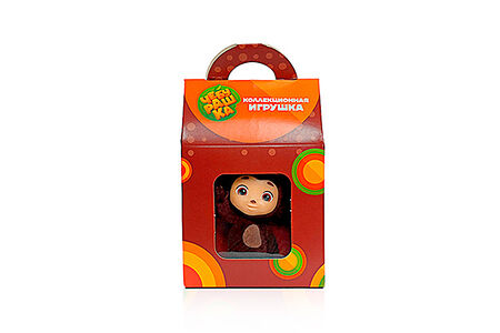 Чебурашка игрушка в коробке