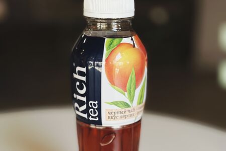 Холодный черный чай Rich Персик