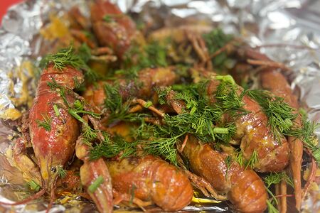 Раки жареные