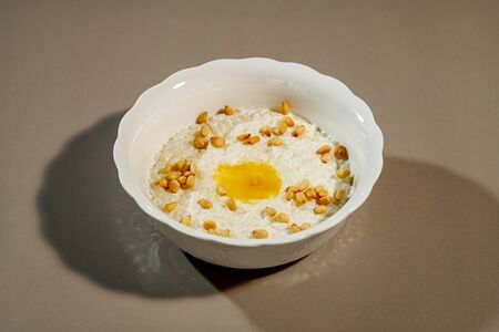 Каша рисовая с кедровыми орехами