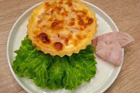 Киш с ветчиной