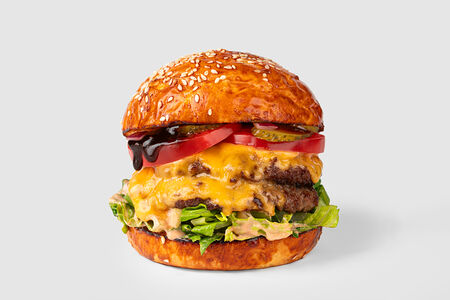 Бургер Дабл Олд Скул с сыром