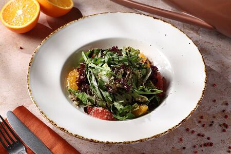 Микс-салат с грейпфрутом