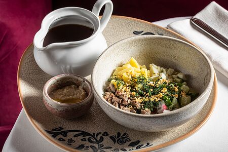 Окрошка на квасе