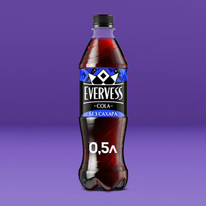 Эвервесс Кола без сахара 0,5 л