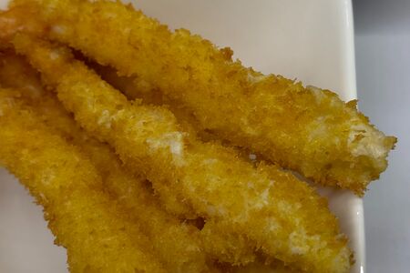 Креветки в сухарях