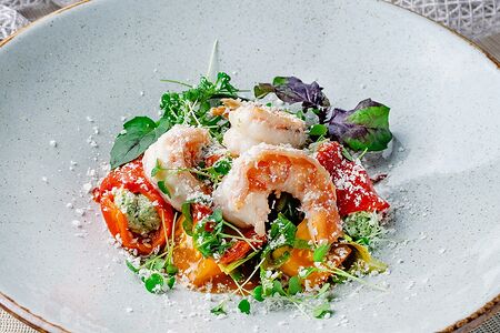 Салат Итальянский с тигровой креветкой