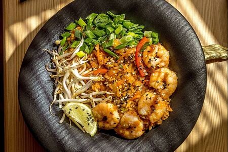 Карри с креветками