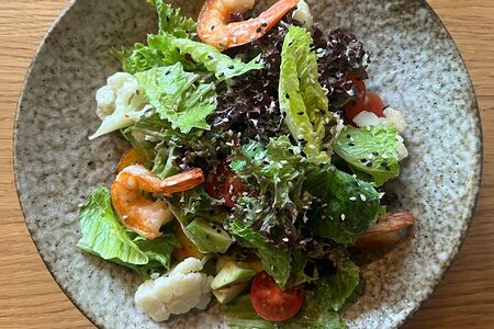 Салат морской с креветкой