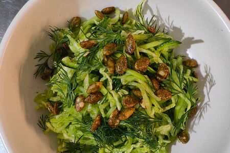 Зелёный летний салат