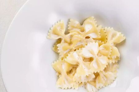 Детская паста в сливочном соусе