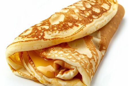 Блин с вареной сгущенкой