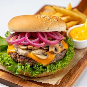 Бургер грибной