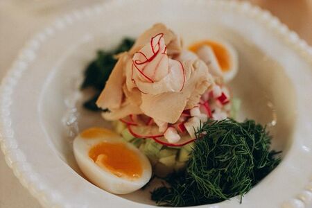 Окрошка от Гида на кефире