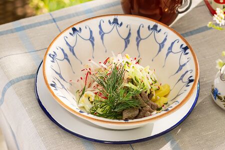 Окрошка на квасе