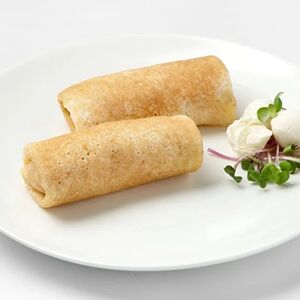 Блины с сыром и ветчиной