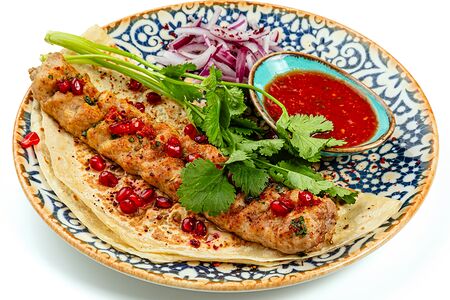 Люля-кебаб из креветок