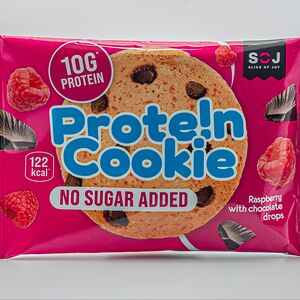 Протеиновое печенье Soj с малиной и молочным шоколадом Без сахара