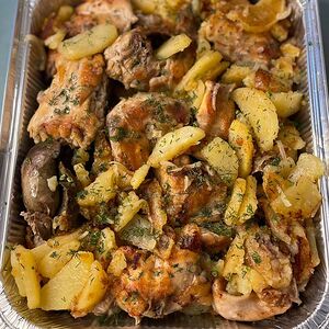 Жаркое с кроликом домашним