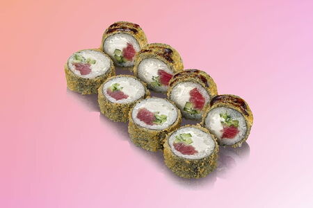 Жареный ролл с тунцом