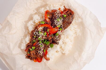 Говядина в перечном соусе