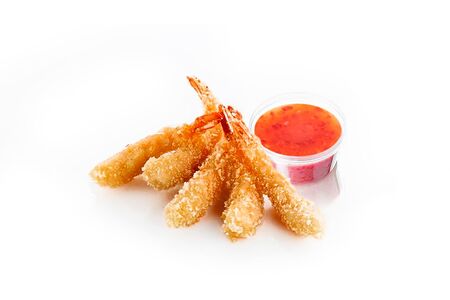 Креветки в кляре