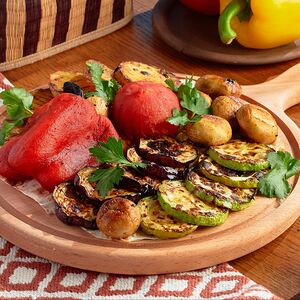 Шампиньоны на гриле