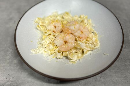 Паста с креветками