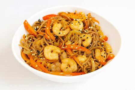 Соба с овощами