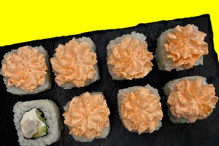 Ролл Лава с креветкой