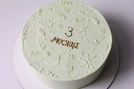 Торт на каждый месяц малыша 3 месяца