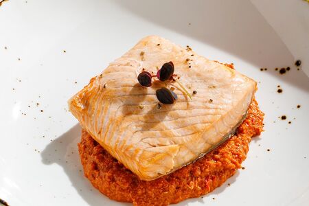 Стейк из лосося