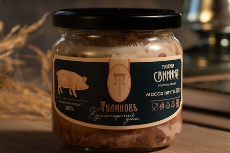 Свинина тушеная высшего сорта