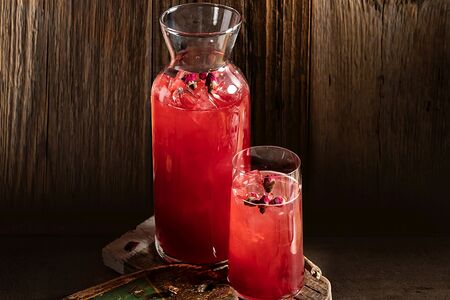 Лимонад Гибискус Малина