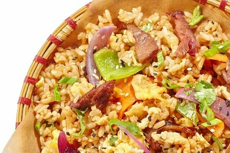 Вок с рисом и говядиной (m/l)