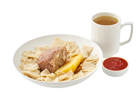 Тонкий хинкал с говядиной