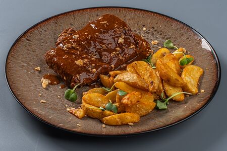 Свиные ребрышки барбекю