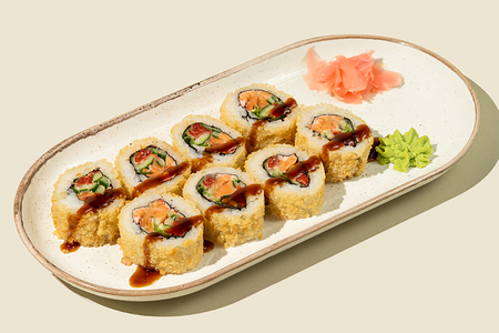 Ролл Темпура лосось жареный New